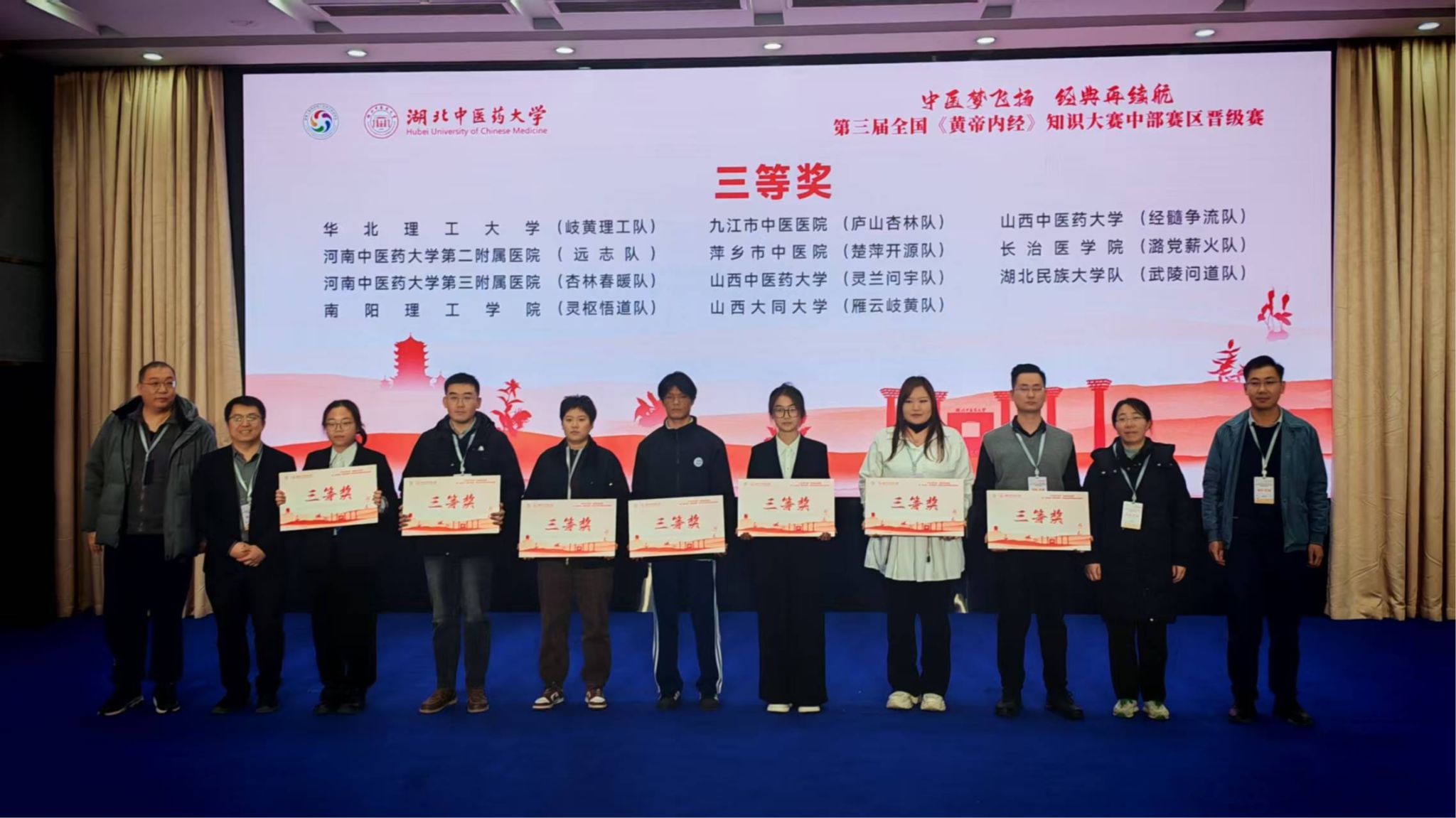 长医喜讯｜中医药学系学子在全国《黄帝内经》知识大赛中部赛区斩获佳绩